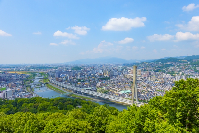 川西市の風景